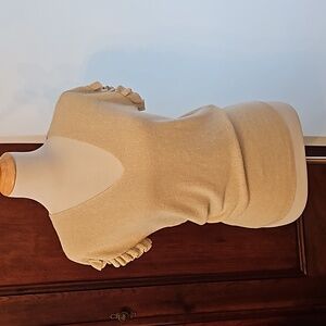 Ann Taylor Factory Gold Metallic Top XS